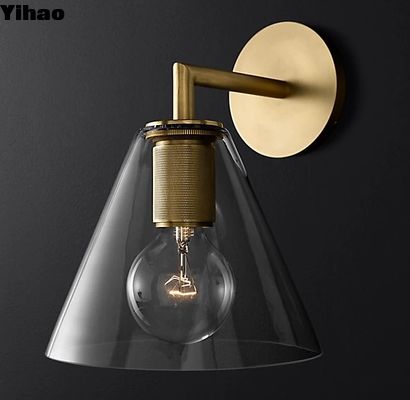 شراء مصفوفة برونشيد النحاس النهاية Sconce أضواء الحائط الداخلية الحديثة المسمار في التصنيع عبر الإنترنت