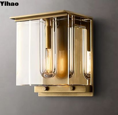 شراء 25W الرمال الصب النحاس الحديثة الحائط الداخلي Sconces لغرفة المعيشة التصنيع عبر الإنترنت
