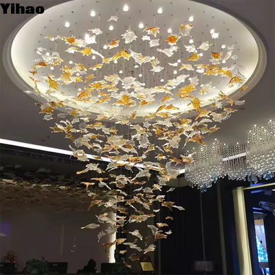 شراء مصدر الضوء LED كريستال زجاج مشروع الشموع للردهة التصنيع عبر الإنترنت