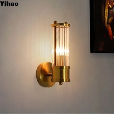 شراء مصابيح الحائط النحاسية الأنيقة لتزيين المنزل القديم التصنيع عبر الإنترنت