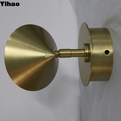 شراء Modern Brass LED Wall Lamp with Dimmer for Living Room التصنيع عبر الإنترنت