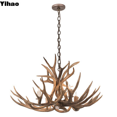 شراء مصباح خشبي معلق مع 4100K LED أبيض محايد وارتفاع قابل للتعديل لتزيين الفنادق القديمة التصنيع عبر الإنترنت