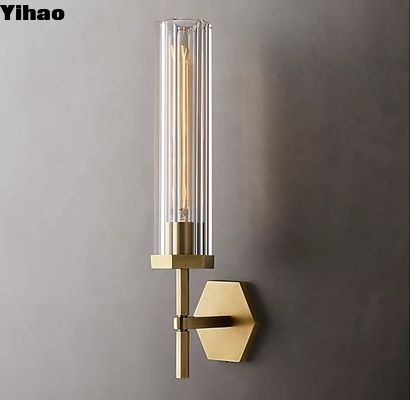 مصباح الحائط المصباح الحائط الزخرفي مع النحاس النهاية الإضاءة الداخلية خيارات إضاءة ديكور منزلك