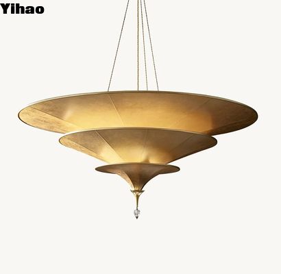 تصميم كلاسيكي RH ثريا مع اتجاه كأس مصباح إلى أسفل