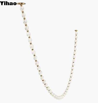 ثريا حديثة مع زجاج نحاسي ، ثريا كريستالي حديث